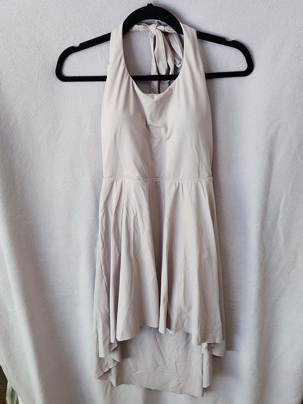 🌸3/$30 🌸 Halara Light Purple Halter High-Low Athletic Dress W/ Built In Shorts